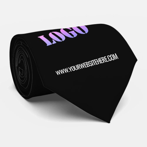 Custom Logo Name Website Promotional Personalized  Neck Tie