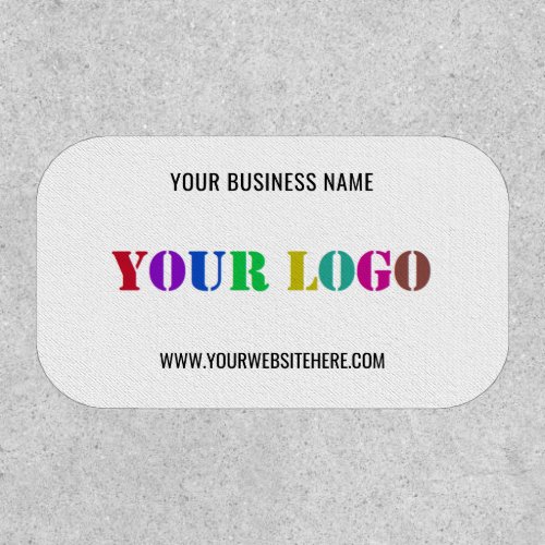 Custom Logo Name Website Promotional Personalized  Patch