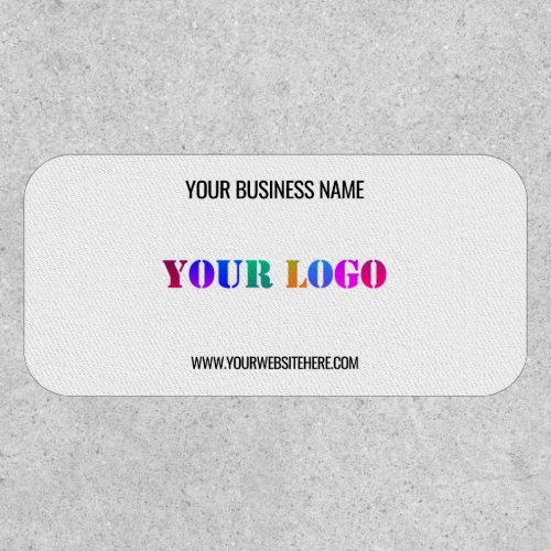 Custom Logo Name Website Promotional Personalized Patch