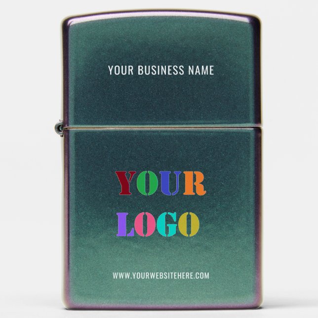 Custom Logo Name Website Promotional Zippo Lighter (Front)