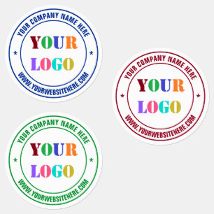 Custom Logo Name Website Stamp Labels Your Colors