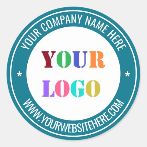 Custom Logo Name Website Text Sticker Your Colors
