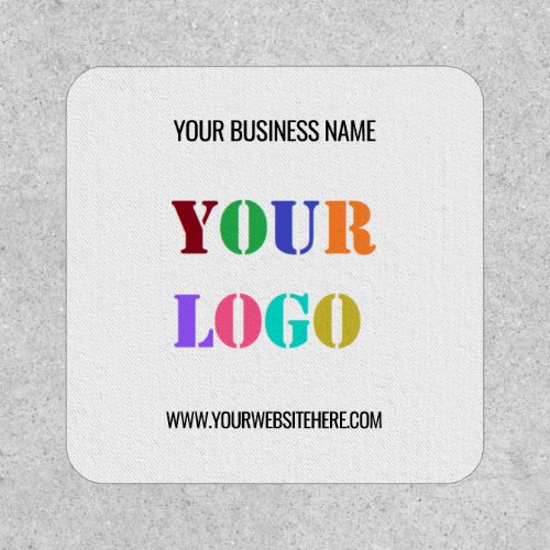 Custom Logo Name Website Your Promotional Patch