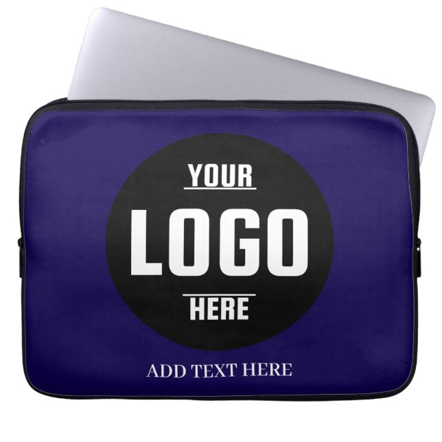 Custom Logo Neoprene Laptop Sleeve – 13 Inch (Front)
