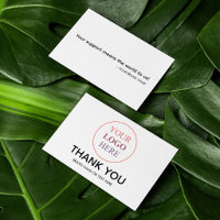 Custom Logo – No Minimum Order Thank You
