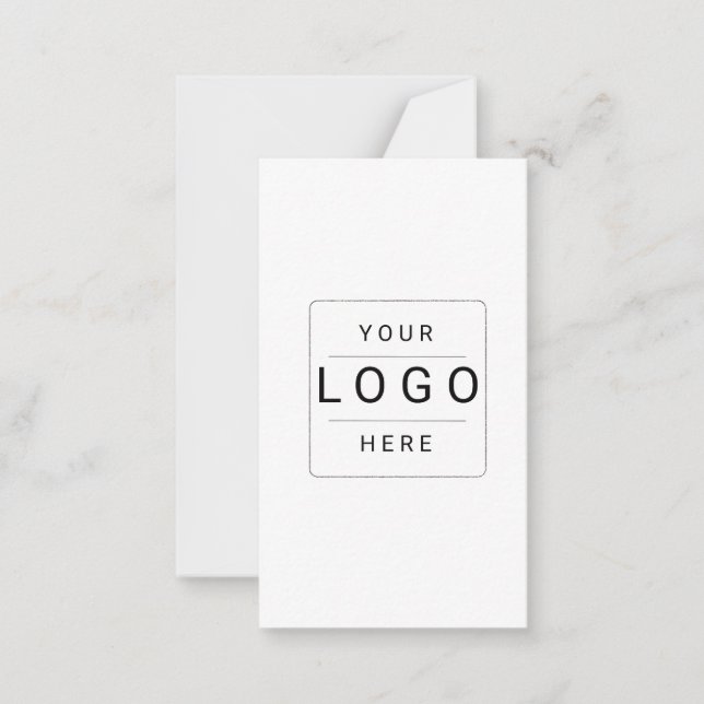 Custom Logo Note Card (Front)
