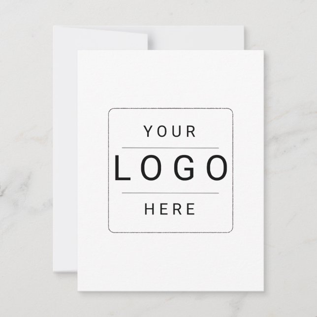 Custom Logo Note Card (Front)