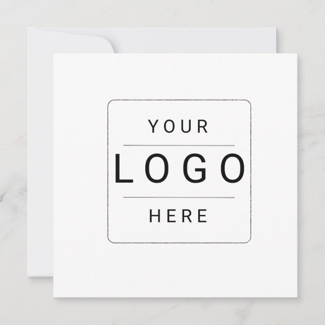 Custom Logo Note Card (Front)
