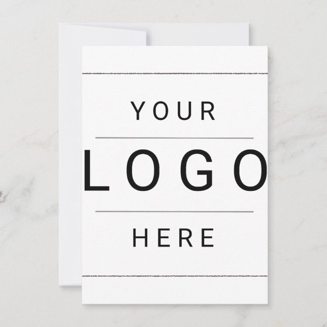 Custom Logo Note Card (Front)