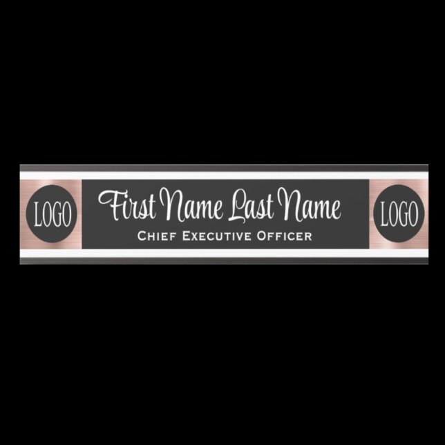 Custom Logo Office Door Signs Name Plates (Creator Uploaded)