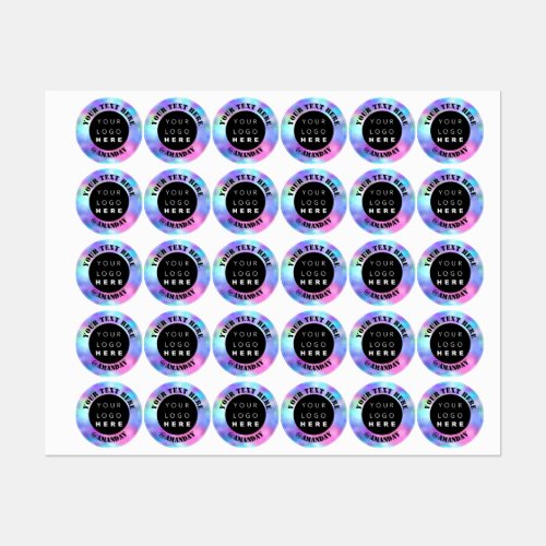 Custom Logo Online Shop Fashion Boutique Holograph Labels