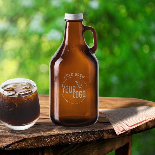 Custom Logo or Image 32 oz Cold Brew Coffee Growler (Custom Logo or Image 32 oz Cold Brew Coffee Growler
)