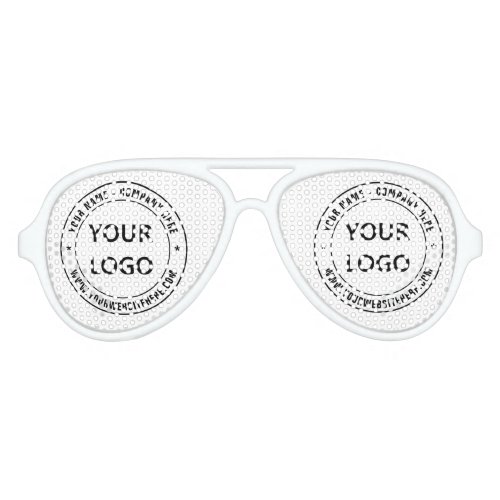 Custom Logo or Photo and Text Party Sunglasses