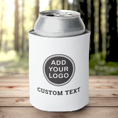 Custom logo or photo and text promotional can cooler