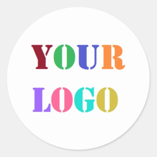 Custom Logo or Photo Business Promotional Sticker