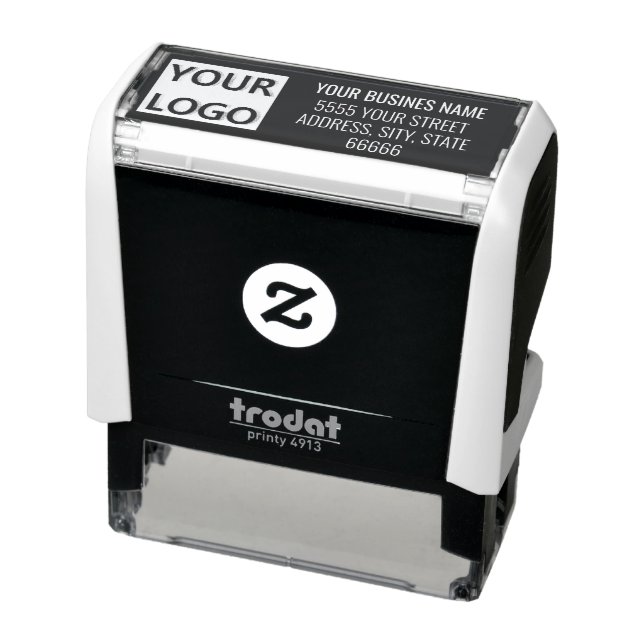 Custom Logo or Photo Color Address Stamp Template (Product)