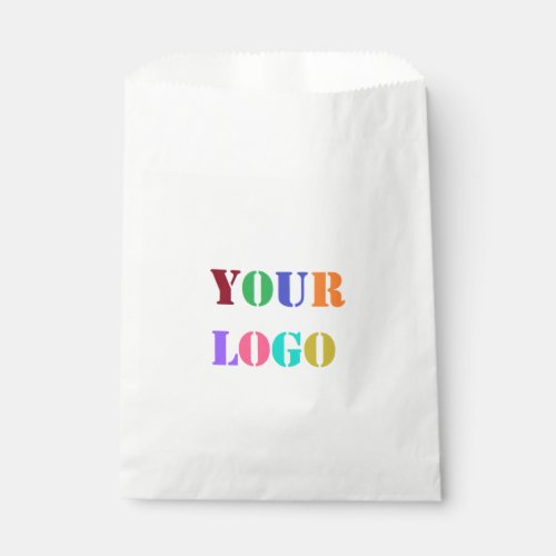 Custom Logo or Photo Company Promotional Favor Bag