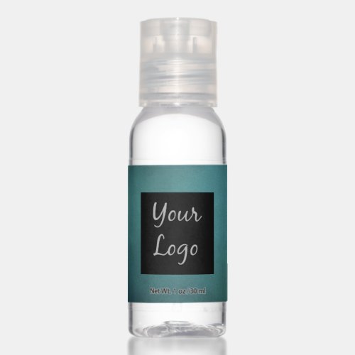 Custom Logo or Photo Dark Teal Hand Sanitizer