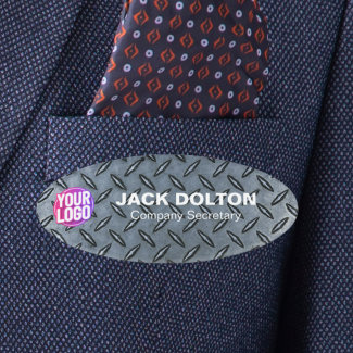 Custom Logo or Photo Employee Job Title & Name Tag
