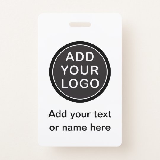 Custom Logo Or Photo Employee Name Id Badge