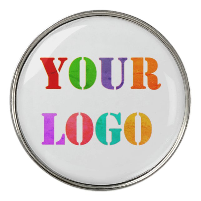 Custom Logo or Photo Golf Ball Marker Template (Front)