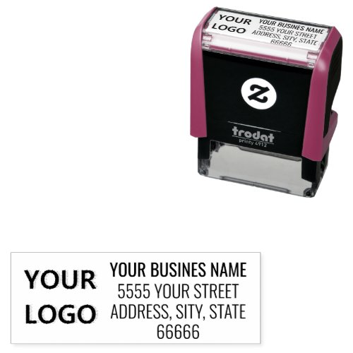 Custom Logo or Photo Name Return Address Stamp