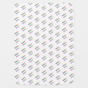 Custom Logo or Photo Personalized Baby Blanket
