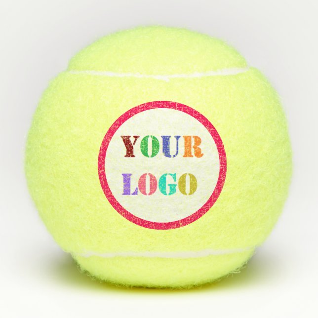 Custom Logo or Photo Personalized Tennis Balls (Front)