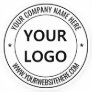 Custom Logo or Photo Text and Colors Stamp Sticker