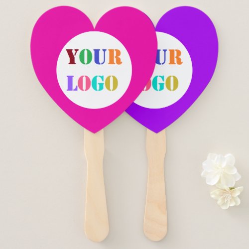 Custom  Logo or Photo Your Colors Party Hand Fan