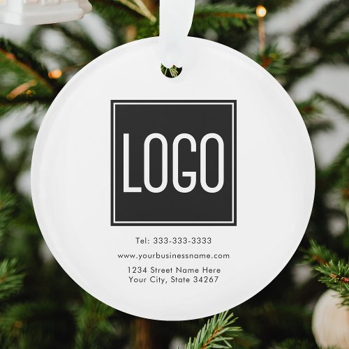 Custom Logo Ornament