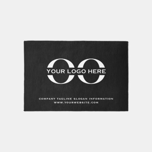 Custom Logo Outdoor Rug | Zazzle