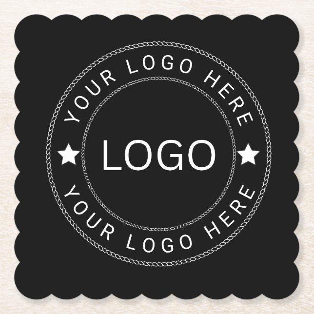 Custom Logo Paper Coaster (Front)
