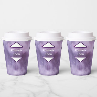 Custom Logo Paper Cups – 8 oz & 12 oz Options
