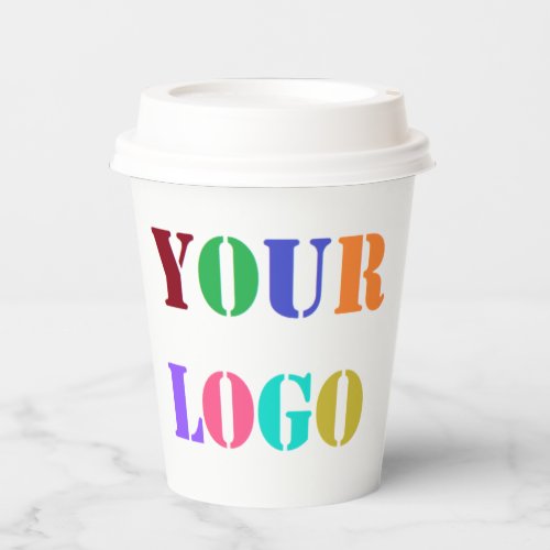 Custom Logo Paper Cups Promotional Personalized
