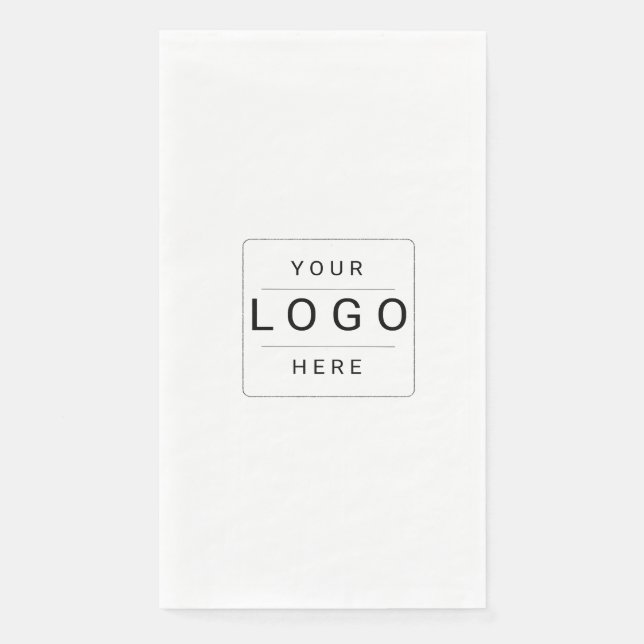 Custom Logo Paper Guest Towels (Front)