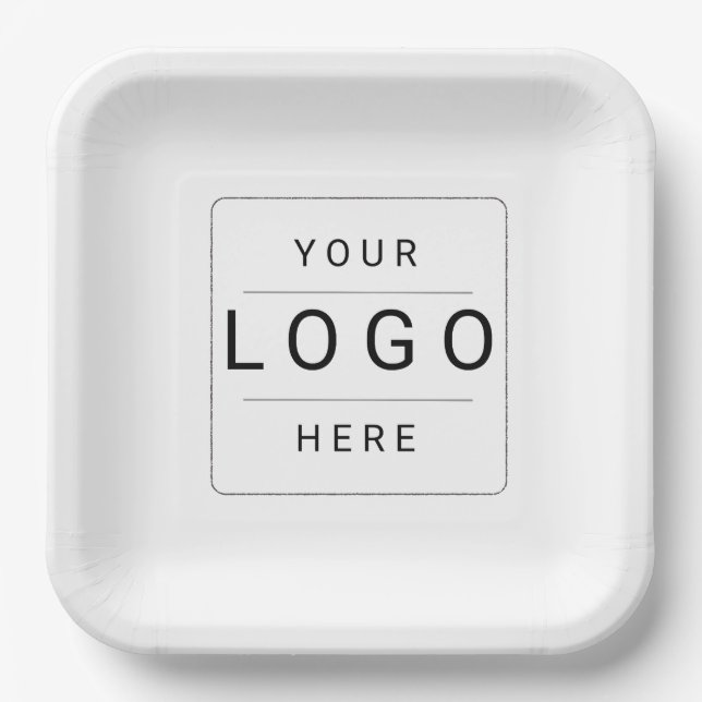 Custom Logo Paper Plates (Front)