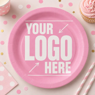 Custom Logo Paper Plates | Personalized Party Plat