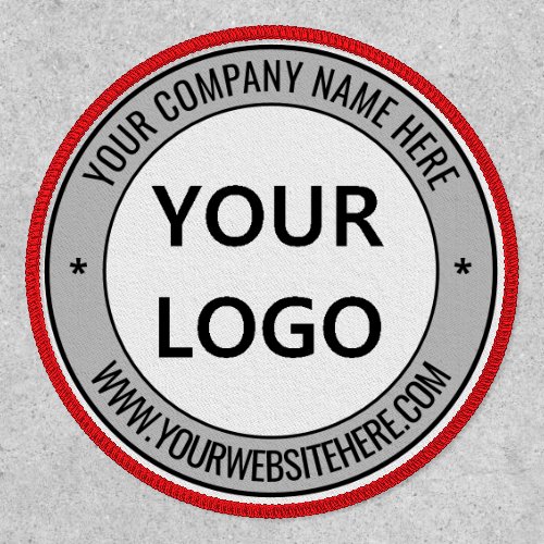Custom Logo Patch Name Website Stamp _ Your Colors