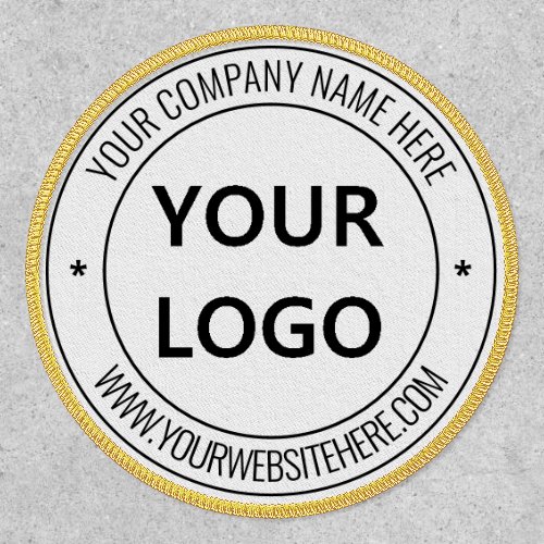 Custom Logo Patch Stamp _ Name Website Promotional