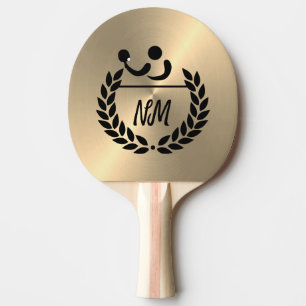 Custom Logo Personalised Table Tennis Racquet Ping Pong Paddle