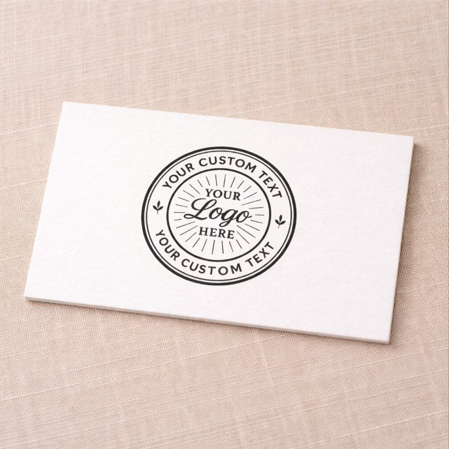 Custom Logo Personalized Business Branding Seal Business Card (Creator Uploaded)