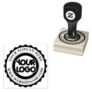 Custom Logo Personalized Business Branding Seal Ru Rubber Stamp