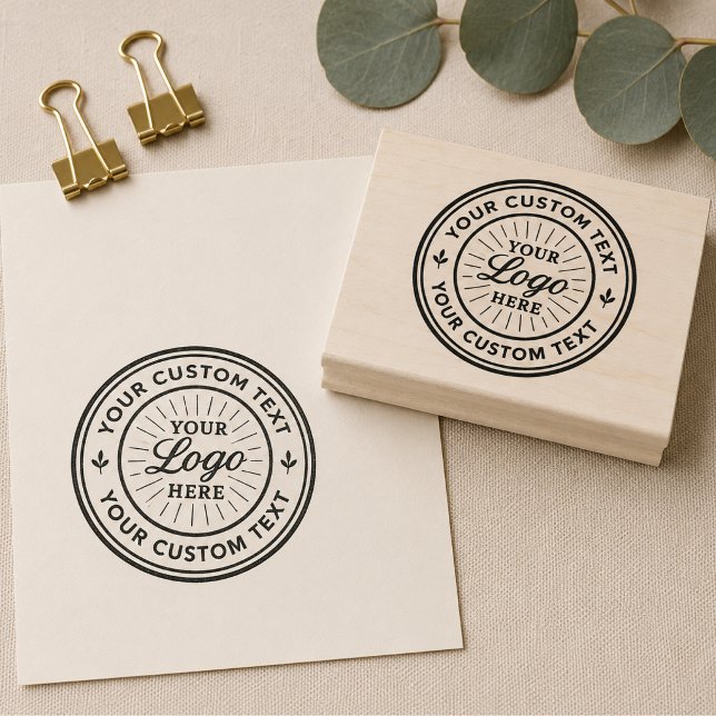 Custom Logo Personalized Business Branding Seal Rubber Stamp (Creator Uploaded)