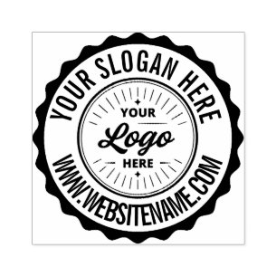 Custom Logo Personalized Business Branding Seal Rubber Stamp