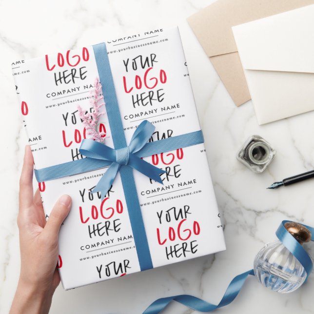 Custom Logo Personalized Business Branding Wrapping Paper (Gifting)