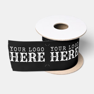 Custom Logo Personalized Business & Packaging 3" Satin Ribbon