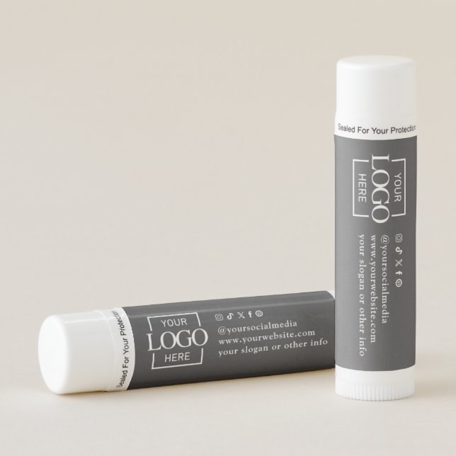 Custom Logo Personalized Business Promotional Lip Balm (Front)