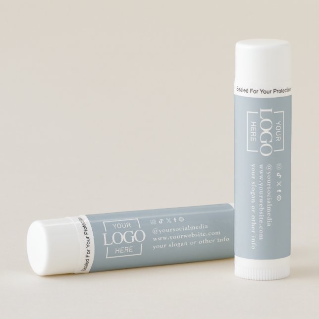 Custom Logo Personalized Business Promotional Lip Balm (Front)