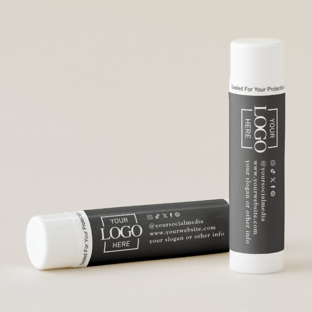 Custom Logo Personalized Business Promotional Lip Balm (Front)